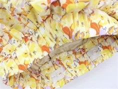 Name It creme de peche nederdel blomster